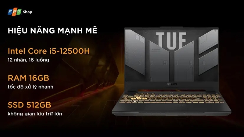 ASUS TUF Gaming dưới 30 triệu tốt nhất 2025 5