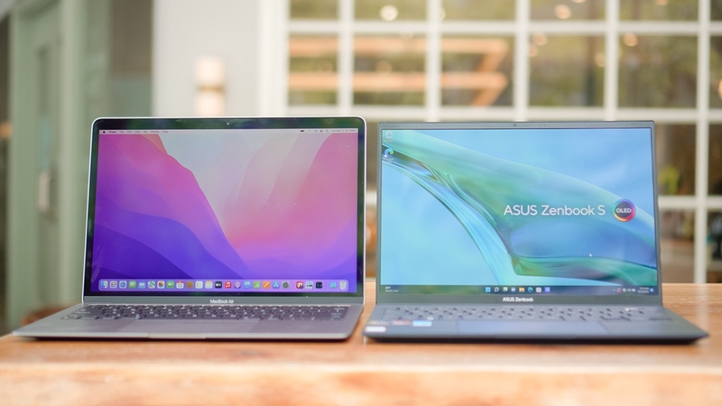 Asus Zenbook và MacBook Air (ảnh 4)