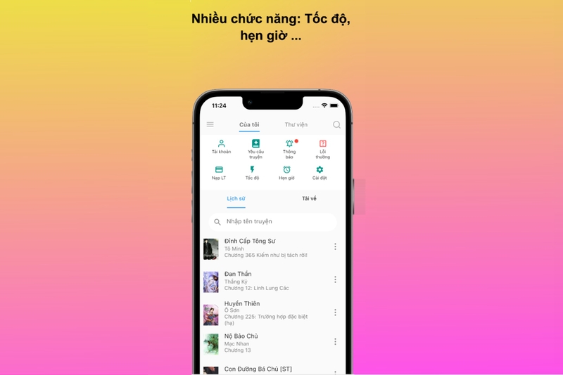 ứng dụng Audio Truyện Tiên Hiệp Tu Tiên 4