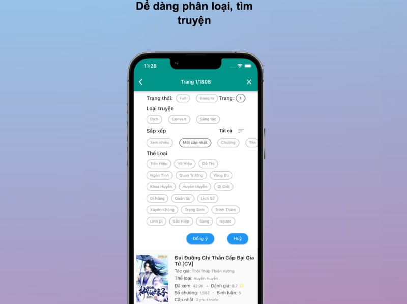 ứng dụng Audio Truyện Tiên Hiệp Tu Tiên 3
