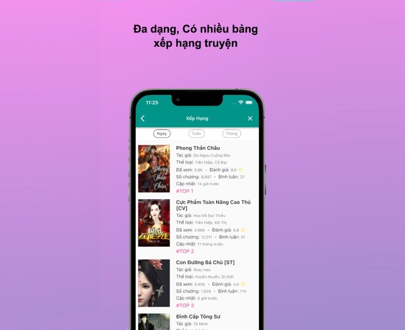ứng dụng Audio Truyện Tiên Hiệp Tu Tiên 1