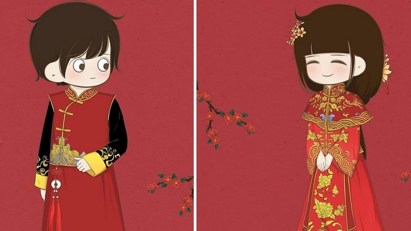 Loạt biểu cảm siêu cute của mẫu avatar đôi cho 2 người