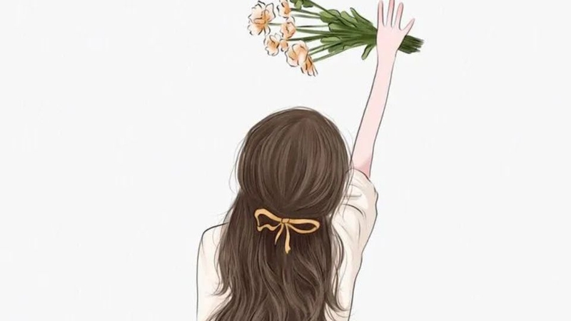 avatar con gái che mặt cute 16
