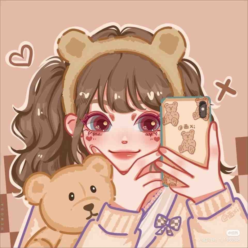 Các biểu cảm độc đáo của nhân vật nữ trong mẫu avatar