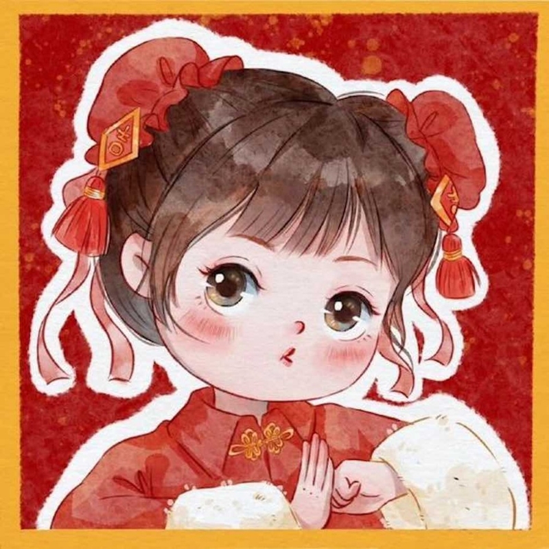 Avatar nữ phong cách nhẹ nhàng, đáng yêu