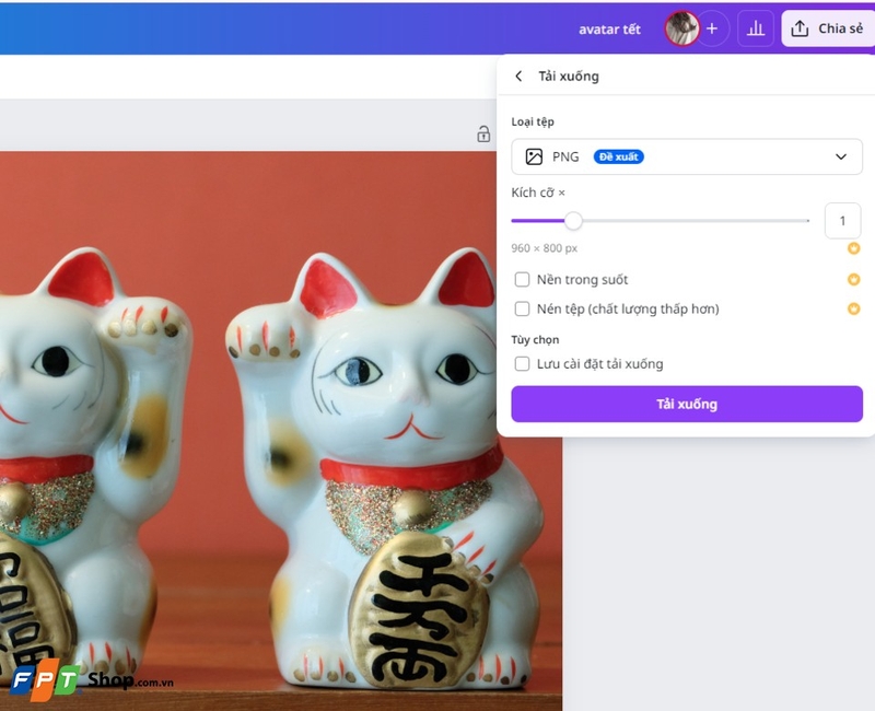 Tải ảnh xuống và đặt làm avatar