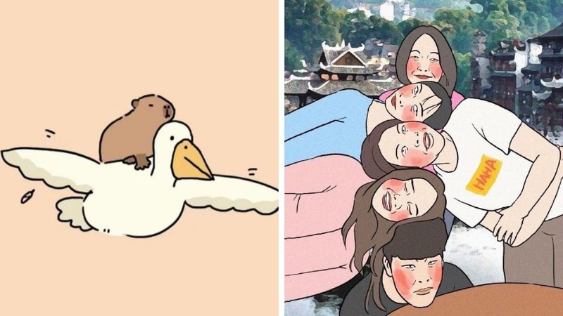 Avatar vô tri cho nhóm bạn 5