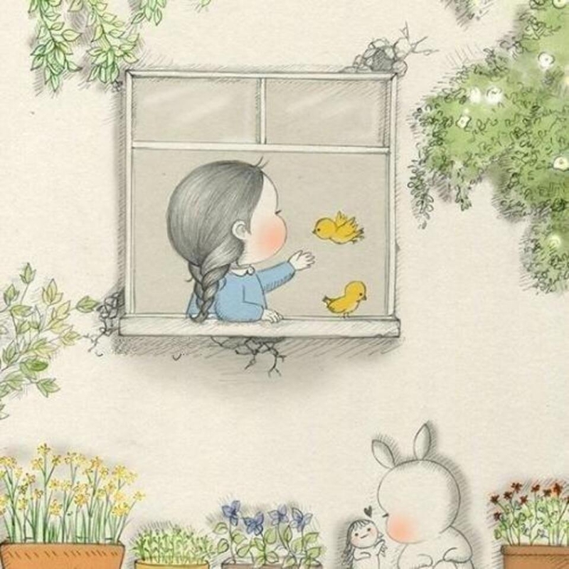 Avatar xinh hình chibi đáng yêu