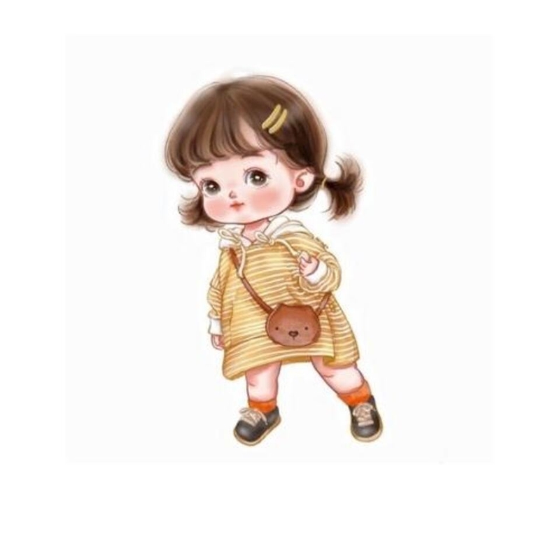 Avatar xinh hình em bé với đôi mắt to
