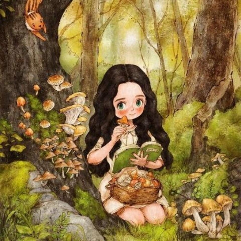 Cô gái với ánh mắt hồn nhiên