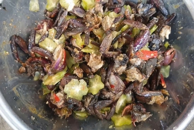 ba khía trộn khế ảnh 5