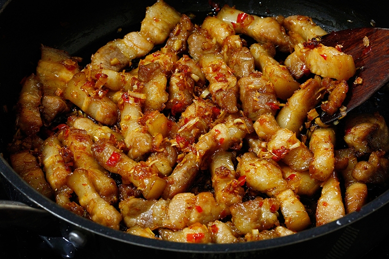 Ba rọi chiên sả - 07