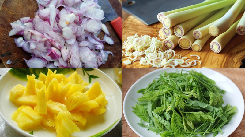 bạch tuộc nhúng lá me 3
