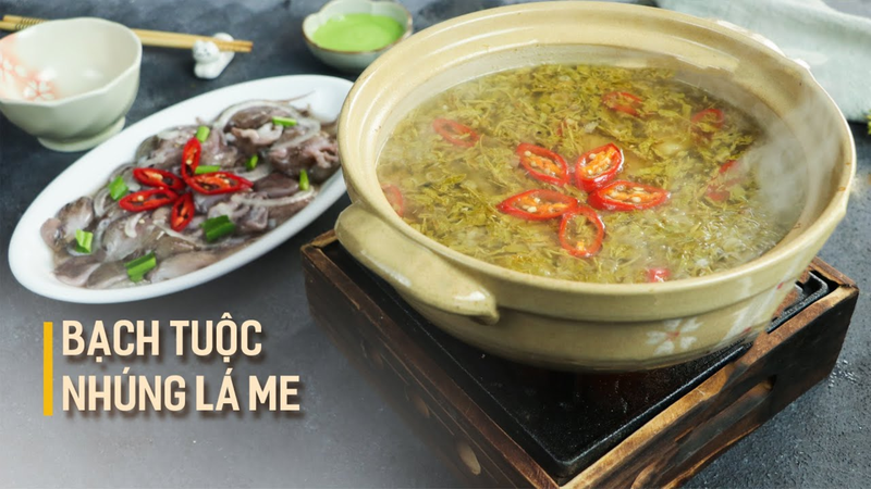 bạch tuộc nhúng lá me 5