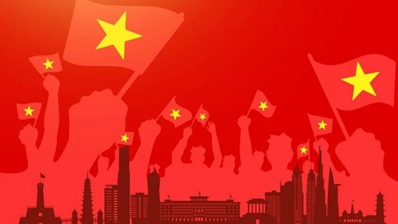 background cờ Việt Nam 18