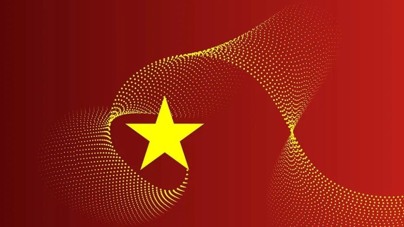 Tổng hợp background cờ Việt Nam đẹp 10
