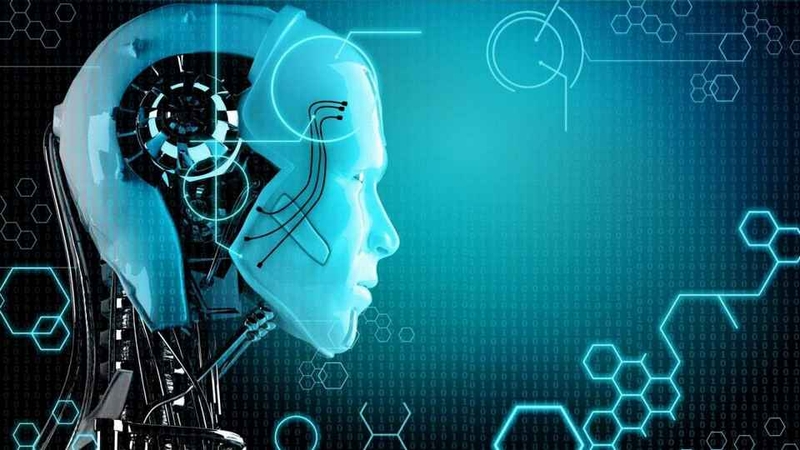 Mẫu background công nghệ AI