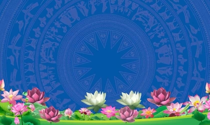 background Giỗ Tổ Hùng Vương hình 22