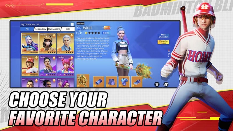 Có 3 loại nhân vật cho người chơi lựa chọn là tấn công, phòng thủ và cân bằng