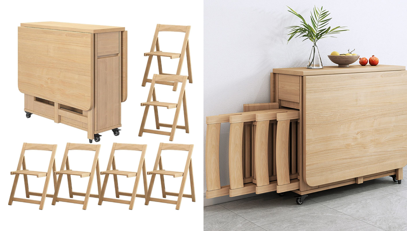 Bàn ăn gấp gọn thông minh