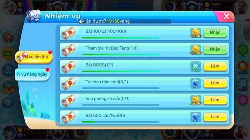 Hệ thống nhiệm vụ đa dạng, thú vị trong game
