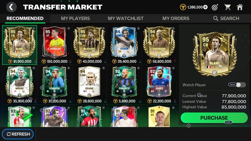Hướng dẫn chi tiết cách giao dịch cầu thủ hiệu quả trong EA Sports FC Mobile