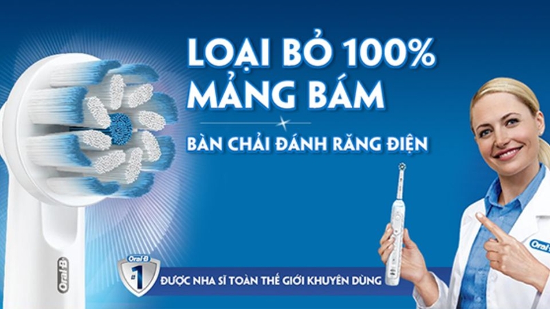 bàn chải đánh răng điện giá rẻ của Oral-B 1