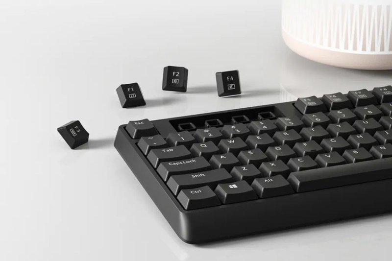 Bàn phím có dây Rapoo NK1500 - Keycap khắc laser bền bỉ theo thời gian