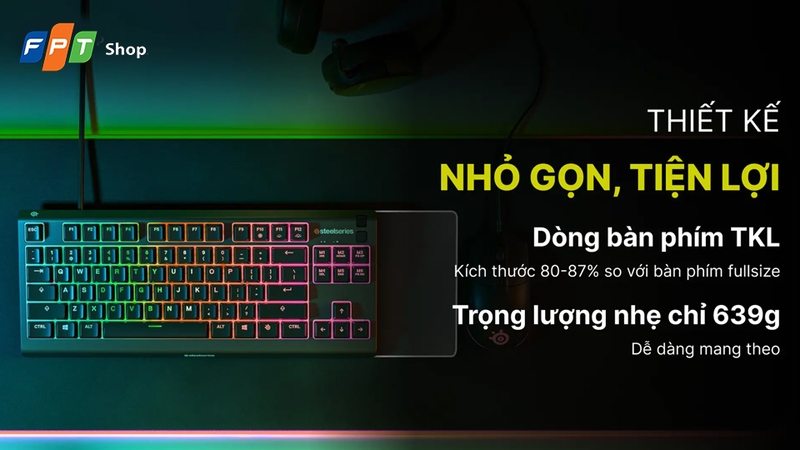 Bàn phím Apex 3 TKL SteelSerie