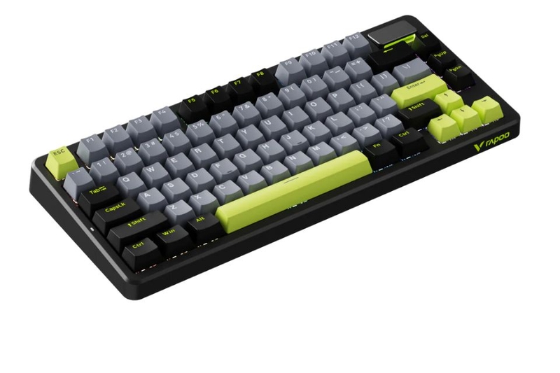 Bàn phím cơ không dây Rapoo V700DIY-75 - Keycap PBT bền bỉ và cảm giác cao cấp