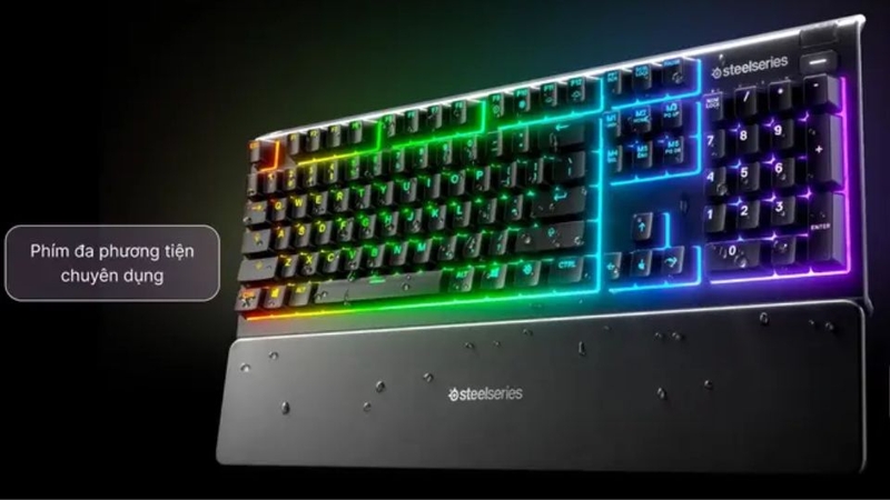 Bàn phím cơ gaming có dây Apex 3 SteelSeries