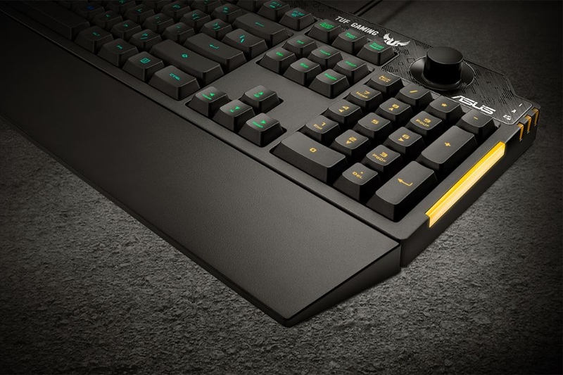 Bàn phím Gaming có dây Asus TUF K1 - Cảm giác bấm phím ổn định và dễ chịu