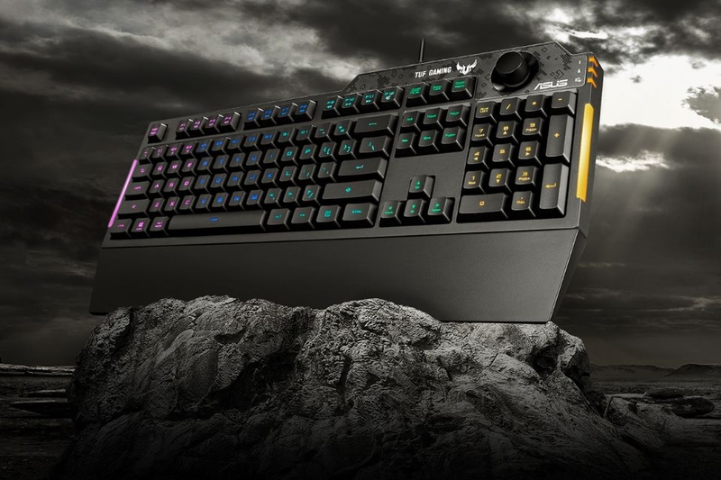 Bàn phím Gaming có dây Asus TUF K1 - Lớp mạ chuyên dụng chống tràn nước