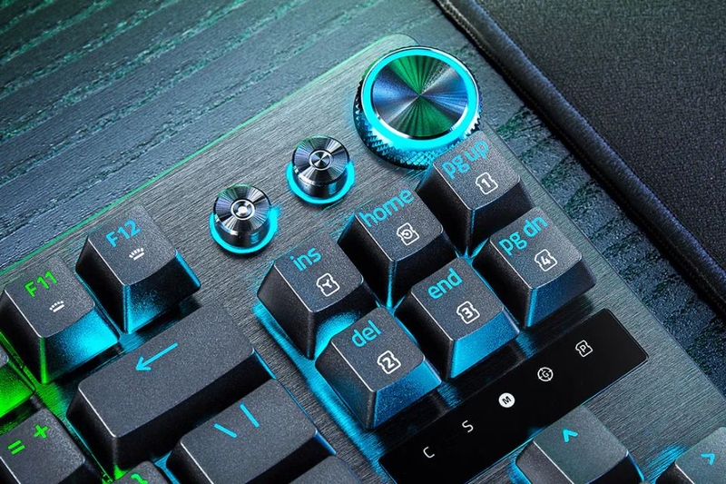 Razer Huntsman V3 Pro Tenkeyless - Núm xoay kỹ thuật số và cụm phím chuyên dụng