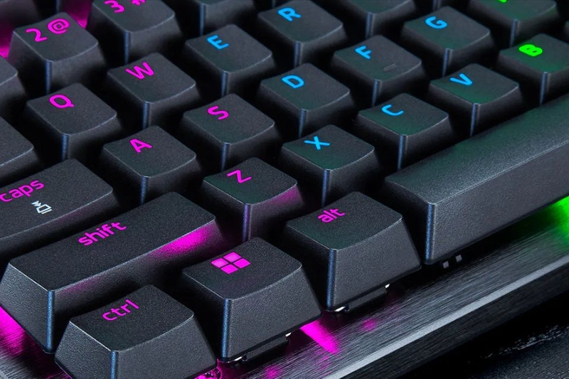 Razer Huntsman V3 Pro Tenkeyless - Keycap PBT doubleshot duy trì cảm giác gõ ổn định