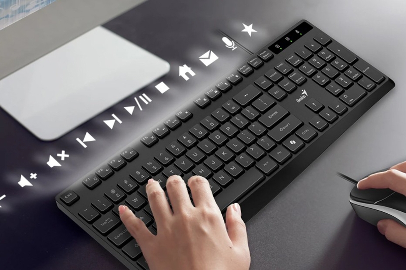 Bàn phím Genius và sự tiện lợi trong môi trường làm việc