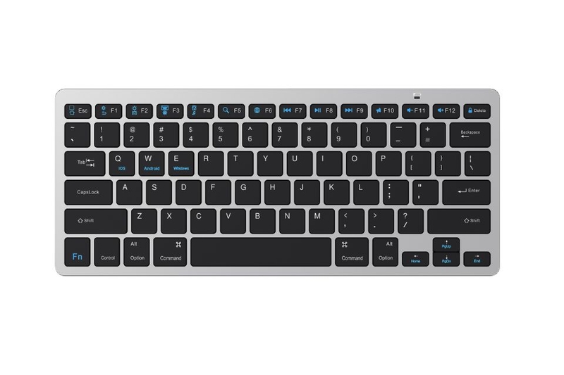 Bàn phím không dây Havit HV-KB220BT - Thiết kế phím thấp kiểu chocolate hiện đại, thao tác êm ái