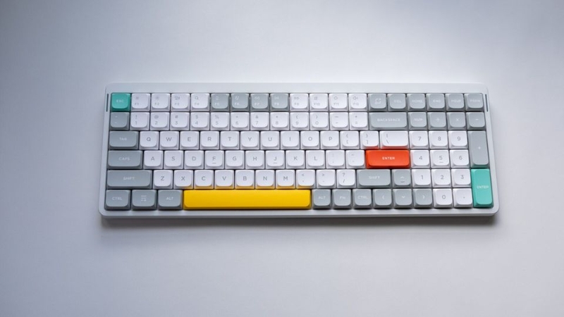 Bàn phím không dây Nuphy Air96 V2 Basalt Black Hotswap RGB