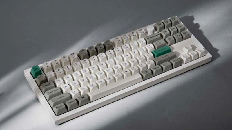 Bàn phím không dây Keychron Q3 Max Shell White Knob