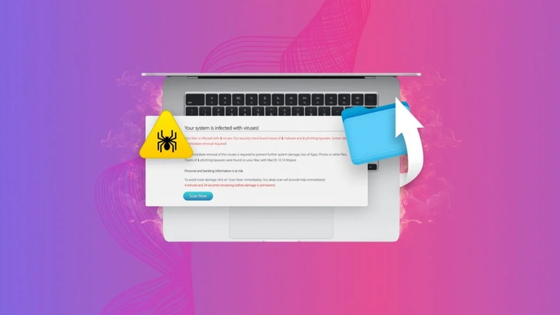 MacBook bị nhiễm phần mềm độc hoặc virus