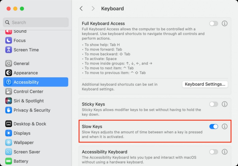 Bàn phím MacBook không gõ được - ảnh 9