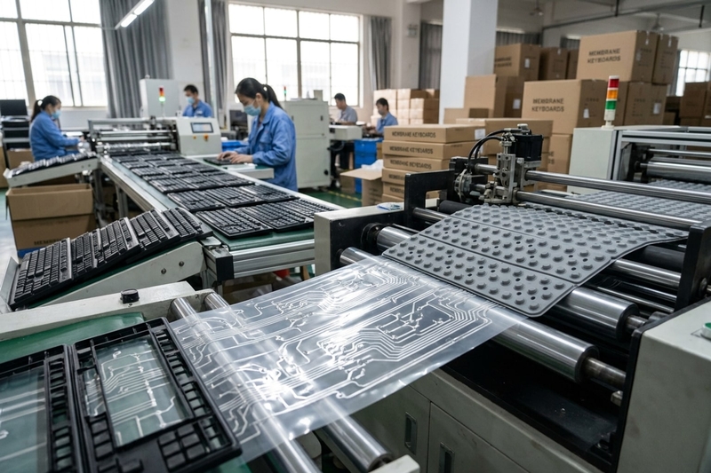 Lợi thế lớn nhất của bàn phím màng là mức chi phí sản xuất cực kỳ thấp