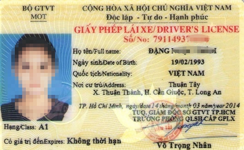Bằng lái xe A1 chạy được xe gì - 06