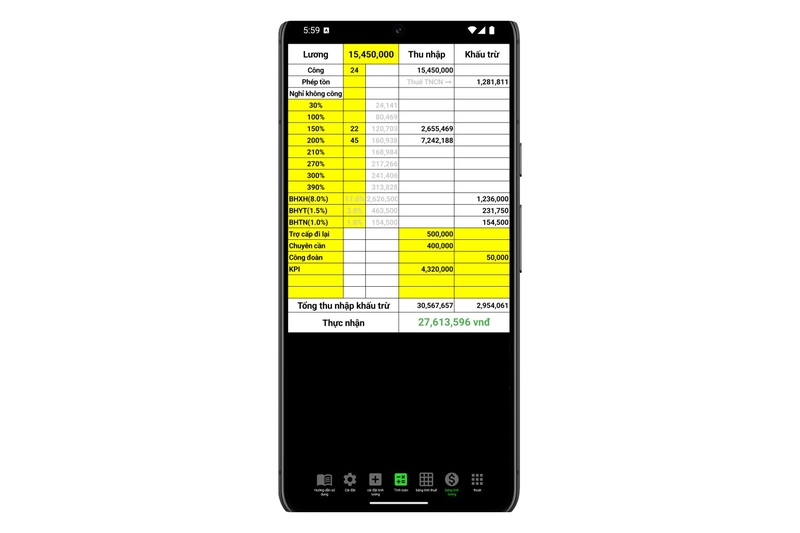 bảng chấm công ảnh 15