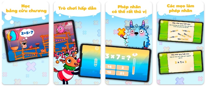 bảng cửu chương 7