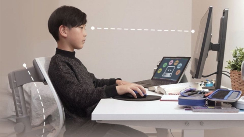 Khoảng cách ngồi phù hợp với kích thước màn hình