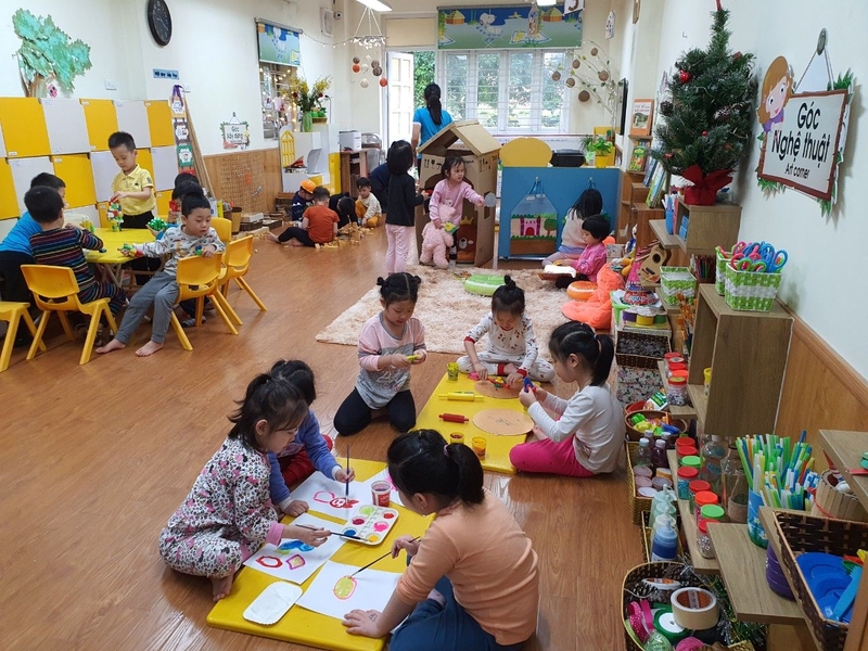 Bảng nội quy lớp học mầm non