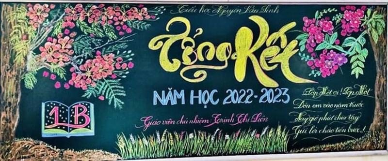 Những gợi ý mẫu trang trí bảng tổng kết năm học đẹp nhất 10