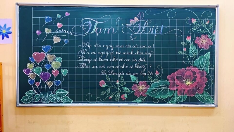 Những gợi ý mẫu trang trí bảng tổng kết năm học đẹp nhất 4