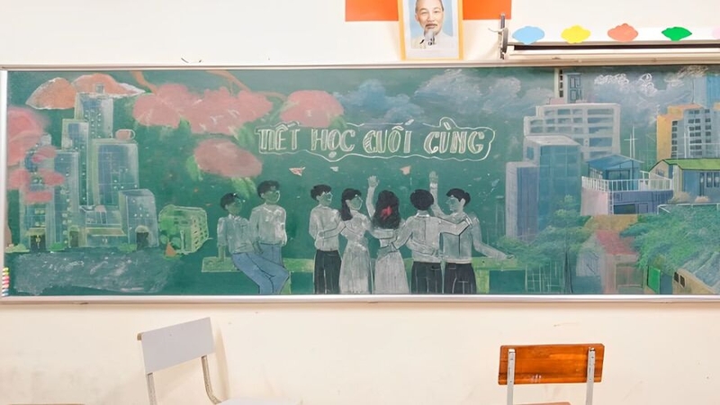 Những gợi ý mẫu trang trí bảng tổng kết năm học đẹp nhất 6
